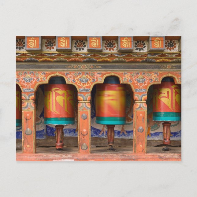 Postal Ruedas de Oración Giratorias (Anverso)