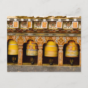 Postal Ruedas de oración, Rueda Mani en Trongsa Dzong,