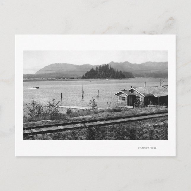 Postal Ruedas, Oregon Nehalem Bay y Neah-Kah-Nie (Anverso)