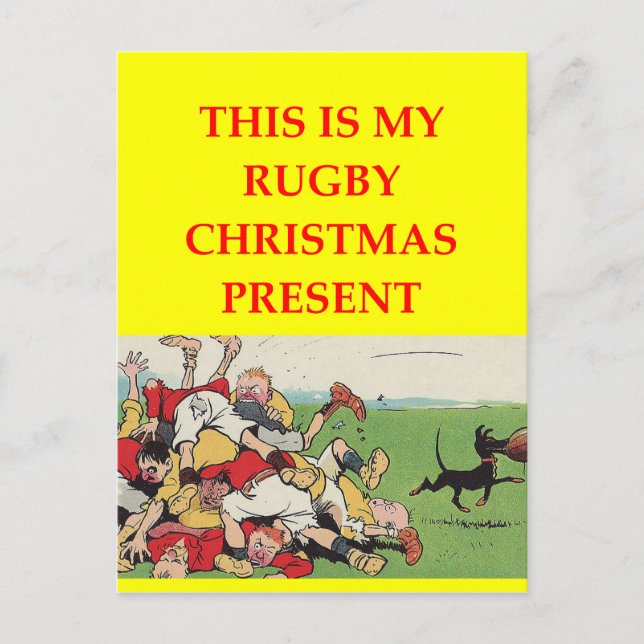 POSTAL RUGBY (Anverso)