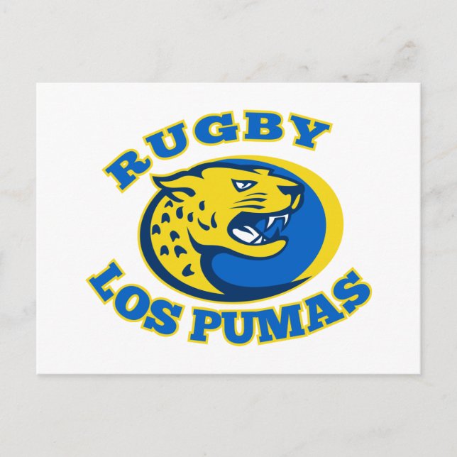 Postal Rugby Argentina Los Pumas (Anverso)