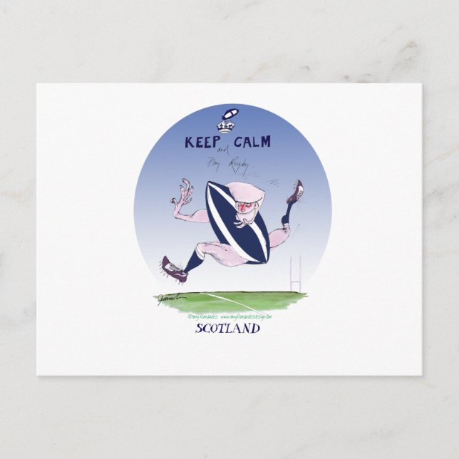 Postal rugby de escocia, tony fernandes (Anverso)