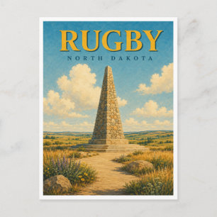 Postal Rugby North Dakota Centro Geográfico GeoSaga