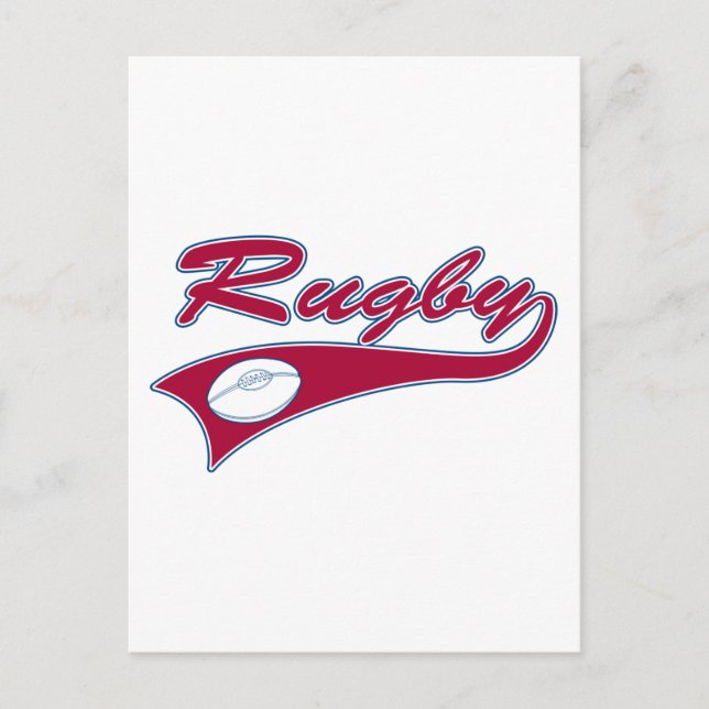 Postal Rugby retro (Anverso)