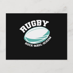 Postal Rugby Ruck Melé Scrum Fútbol Deporte
