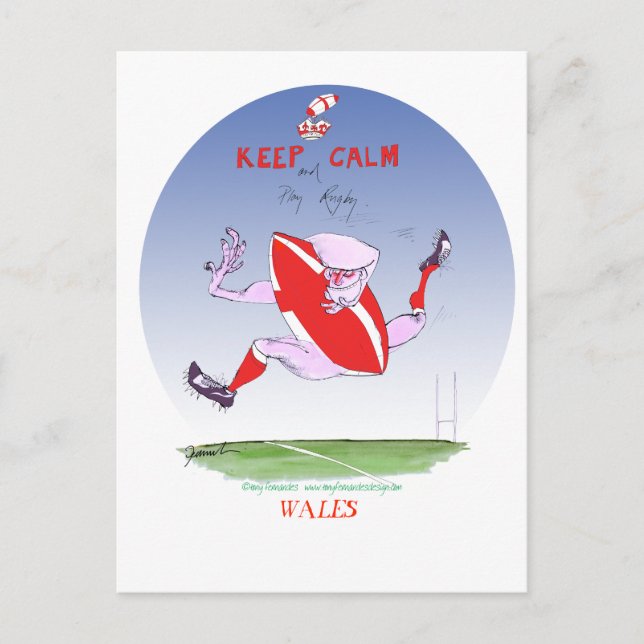 Postal rugby, tony fernandes (Anverso)