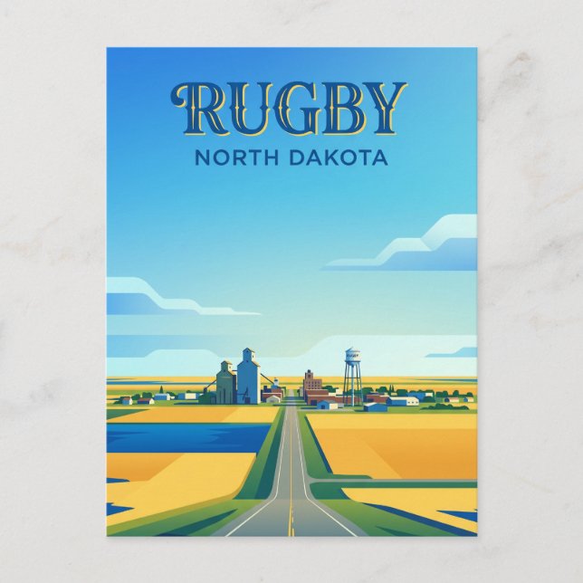 Postal Rugby USA (Anverso)