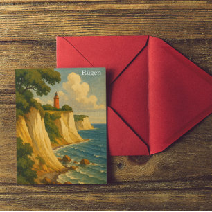 Postal Rügen Alemania Viaje al Mar Báltico