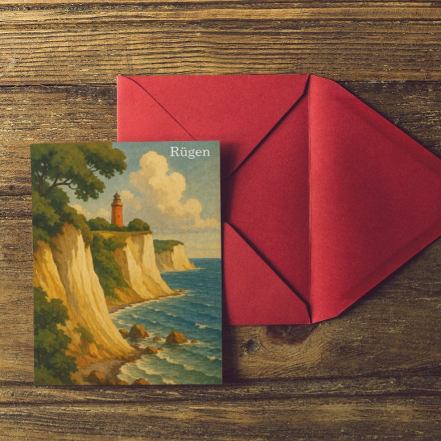 Postal Rügen Alemania Viaje al Mar Báltico (Rügen Germany Baltic Sea Travel Postcard)