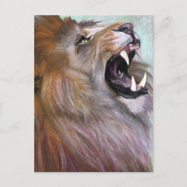 Postal rugido de leones (Anverso)