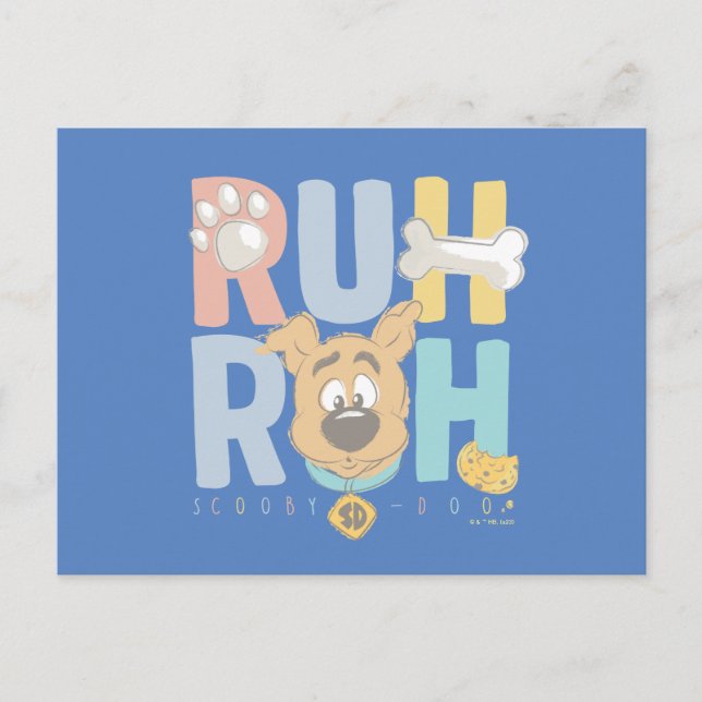 Postal "Ruh Roh" (Anverso)