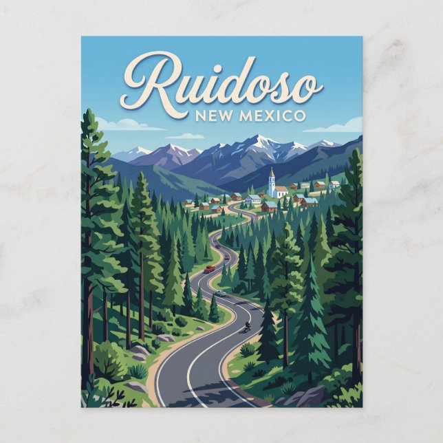 Postal Ruidoso EE. UU. (Anverso)