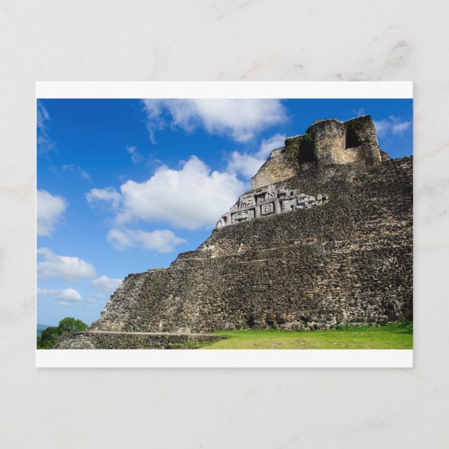 Postal Ruina maya Xunantunich en Belice (Anverso)