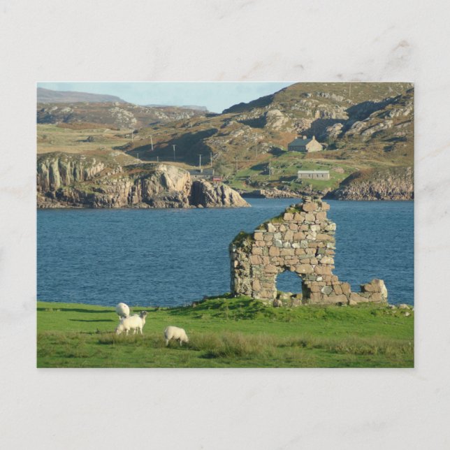 Postal Ruina sobre Iona (Anverso)