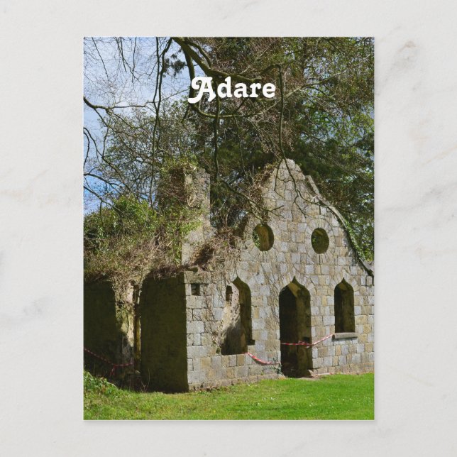 Postal Ruinas Adare (Anverso)