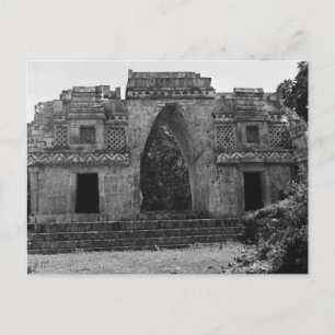 Postal Ruinas Antiguas: Puerta a Labna, Yucatán, México