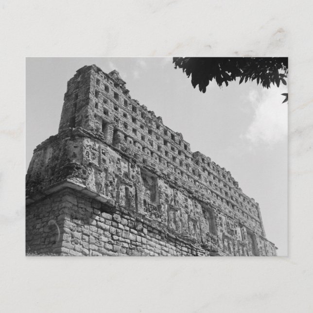 Postal Ruinas antiguas: Templo 33 de Yaxchilan (Anverso)