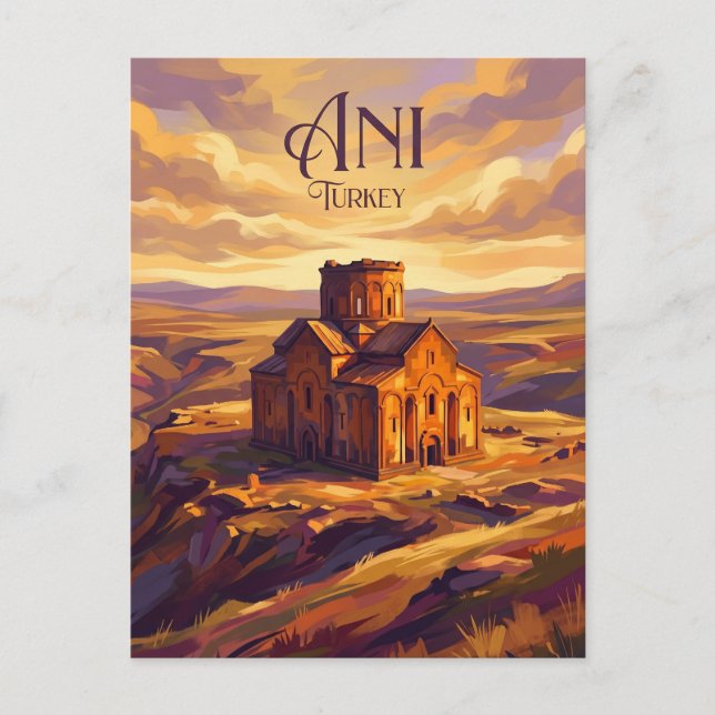 Postal Ruinas de Ani Turquía (Anverso)