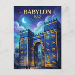 Postal Ruinas de Babilonia Irak