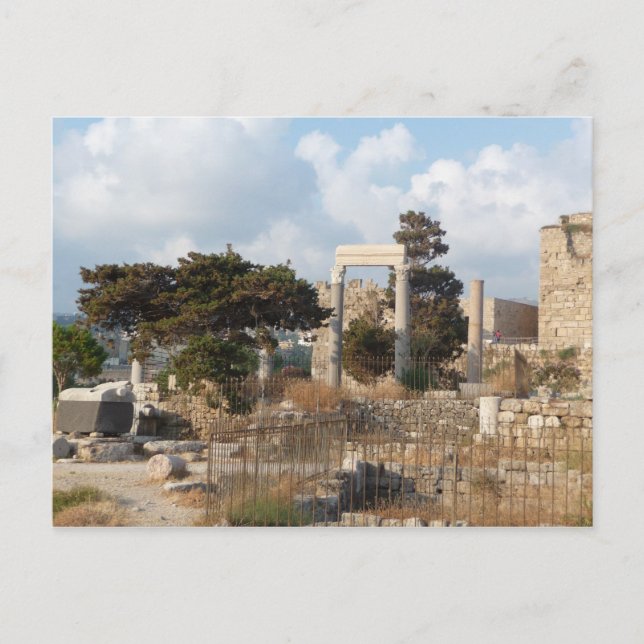 Postal Ruinas De Byblos (Anverso)