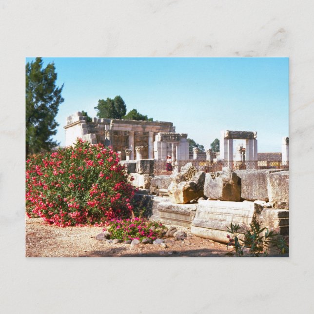 Postal Ruinas de Capernaum, Galilea (Anverso)