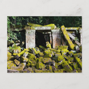 Postal Ruinas de templos en Camboya