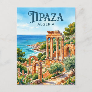 Postal Ruinas de Tipaza Argelia