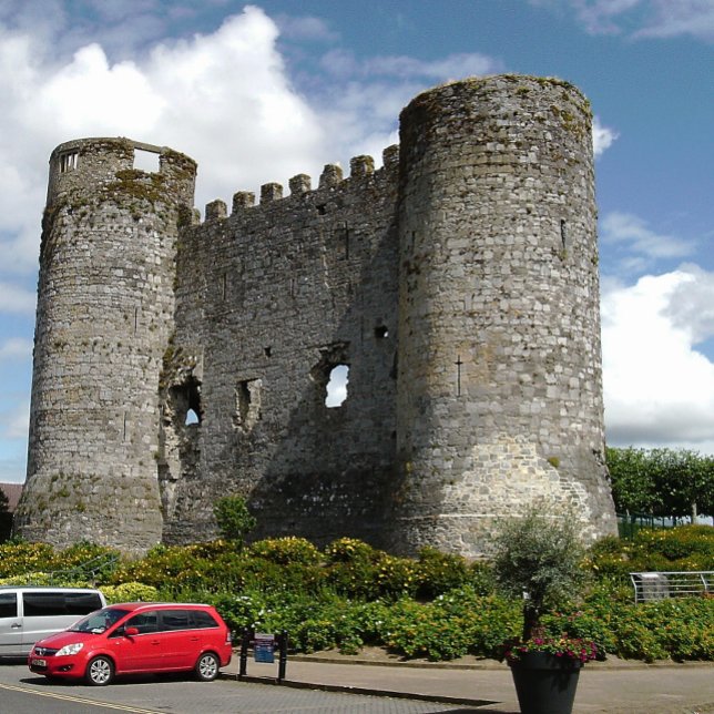 Postal Ruinas del castillo Carlow, ciudad de Carlow, Irla (Subido por el creador)