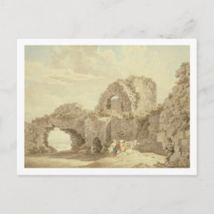 Postal Ruinas del Castillo de Pevensey (sobre papel)