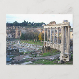 Postal ruinas del foro romano