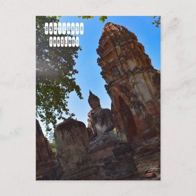 Postal Ruinas del Reino de Ayutthaya (Anverso)