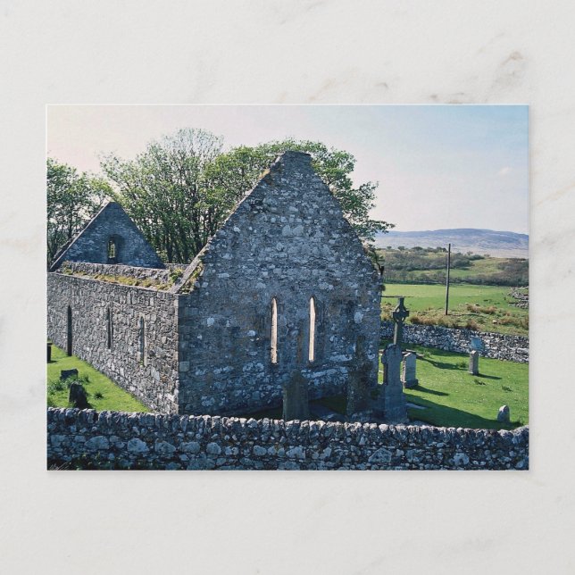 Postal Ruinas eclesiásticas, Islay, Escocia (Anverso)