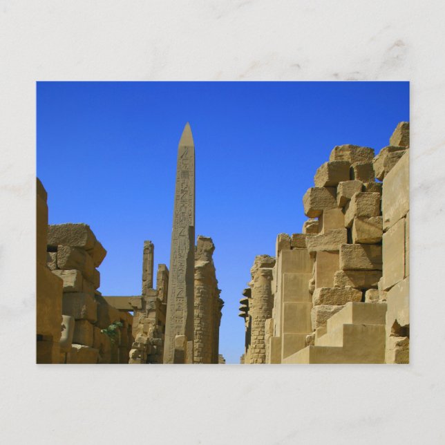 Postal Ruinas Egipcias Karnack (Anverso)