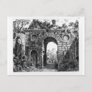 Postal Ruinas en medio de Kew Gardens, de 'The Gard.