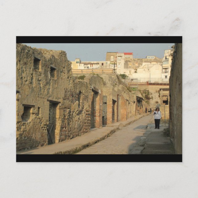 Postal Ruinas Herculaneum, Campania, Italia Postcard (Anverso)