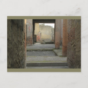 Postal Ruinas Herculaneum, Campania, Italia Postcard