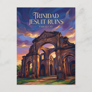 Postal Ruinas Jesuíticas de Trinidad Paraguay