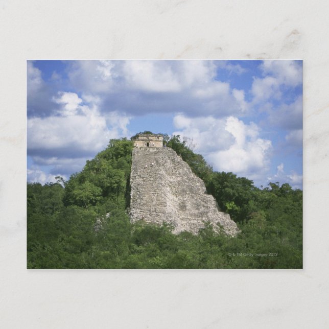 Postal Ruinas mayas de Coba, península de Yucatán, México (Anverso)