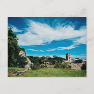 Postal Ruinas Mayas De Palenque