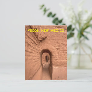 Postal Ruinas Pueblo Nuevo México Pecos