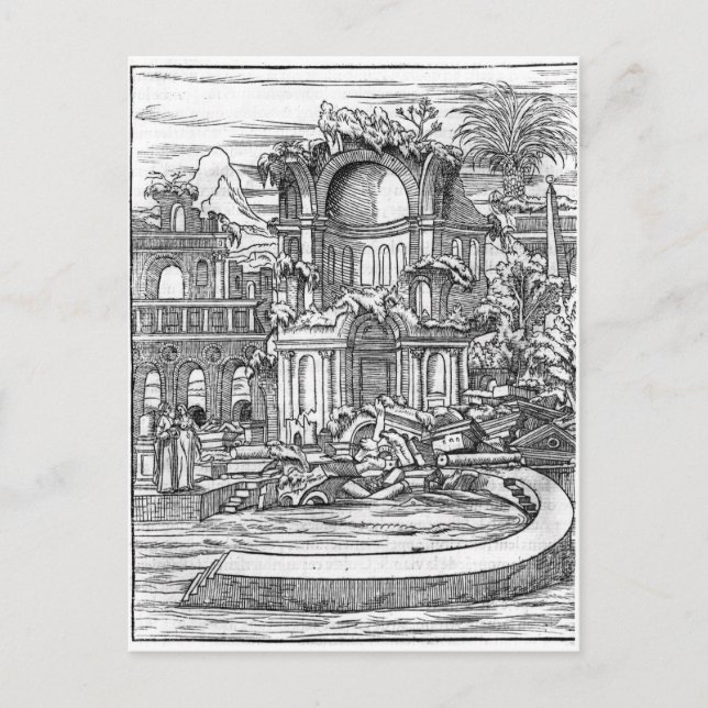 Postal Ruinas romanas (Anverso)