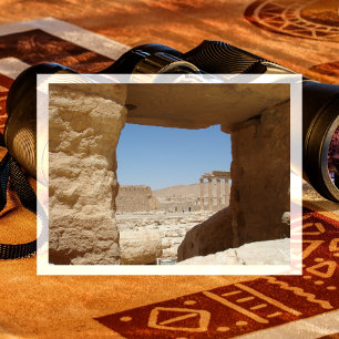 Postal Ruinas romanas antiguas, Palmira, Siria