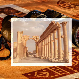 Postal Ruinas romanas, Palmira, Siria