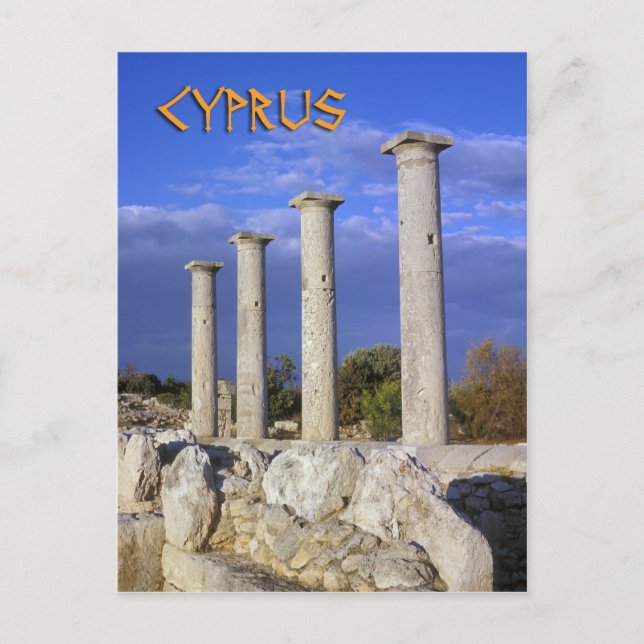 Postal Ruinas sobre Chipre (Anverso)