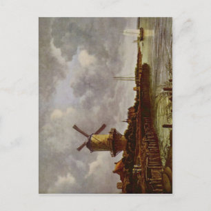 Postal Ruisdael, Jacob Isaaksz. van M?hle von Wijk bei Du