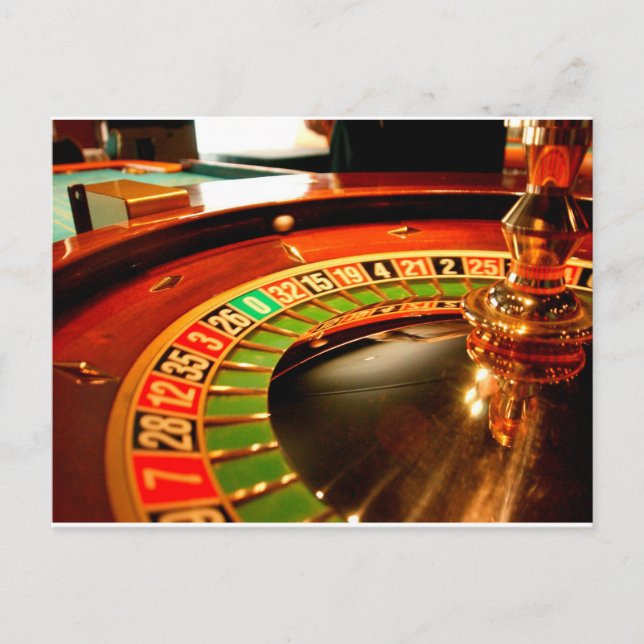 Postal Ruleta de ruleta giratoria (Anverso)
