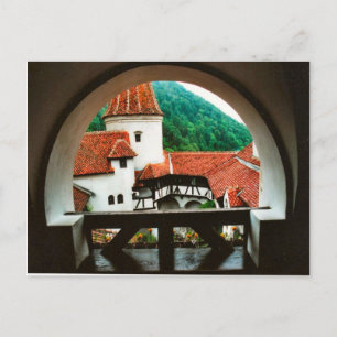 Postal Rumanía, el castillo de Drácula, Bran, Transilvani