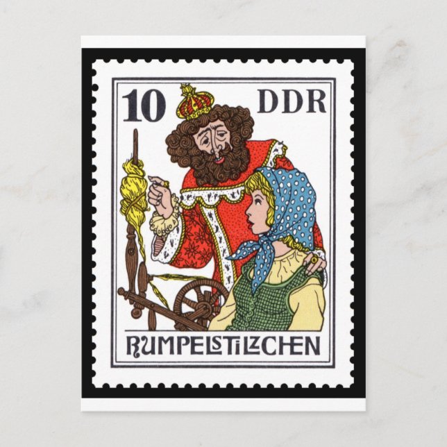 Postal Rumpelstiltskin 10 DDR 1976 (Anverso)