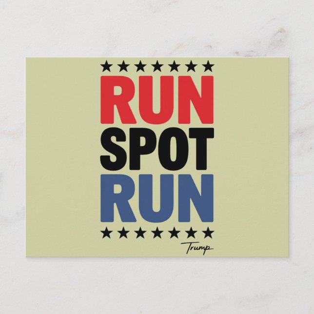 Postal Run Spot Run Trump 2024 (Anverso)