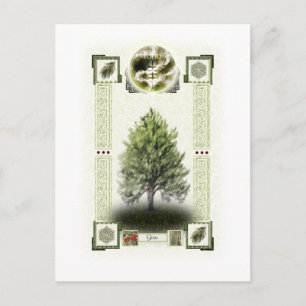 Postal Runas Ogham - Ioho